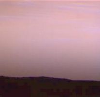 Une aurore sur Mars  ( PathFinder )